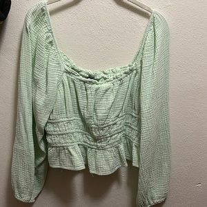 Wild Fable Cropped Shirt